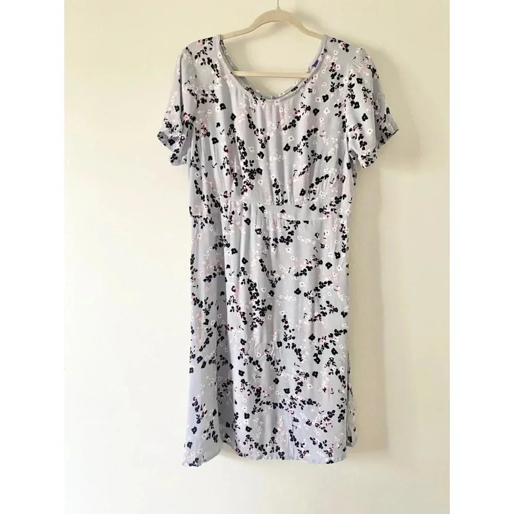 Seraphine Maternity Dress Women’s 8 Floral 100% Viscose